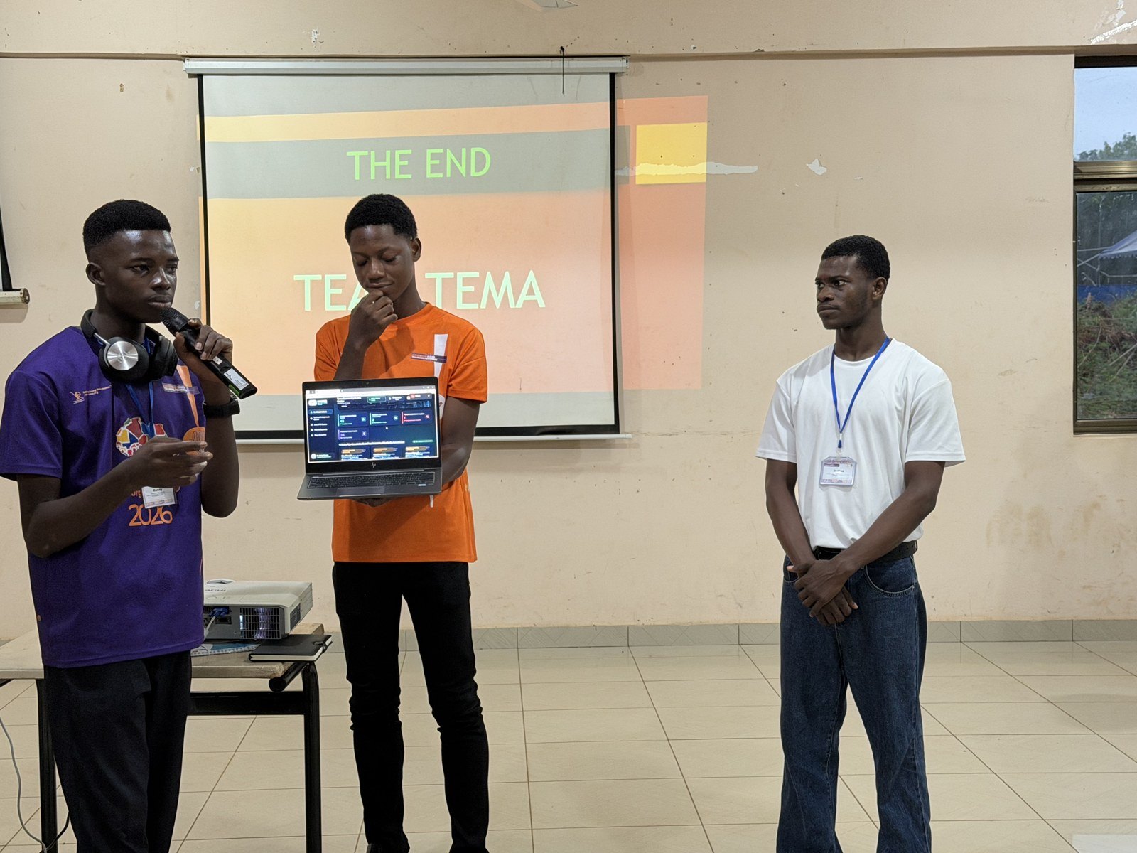 SMA 2026 team presenting during the showcase